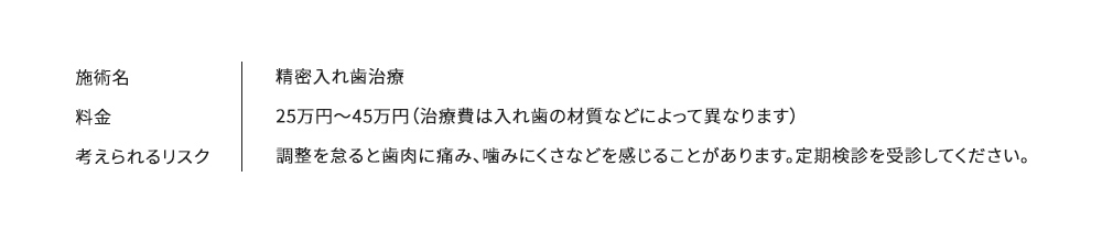 保険の入れ歯と当院の自費入れ歯の比較